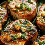 Garlic Butter Pan Seared Pork Chops