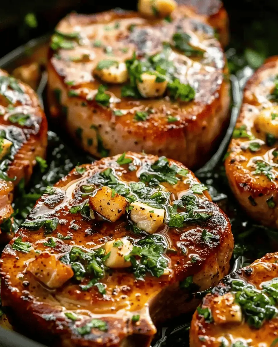 Garlic Butter Pan Seared Pork Chops: Juicy Flavor in Every Bite