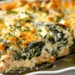 Chicken and Spinach Casserole with Cream Cheese