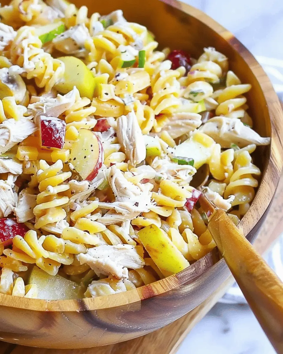 Chicken Apple Pasta Salad: Easy and Refreshing for Any Occasion