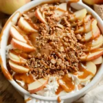 Cream Cheese Caramel Apple Dip with Toffee Bits