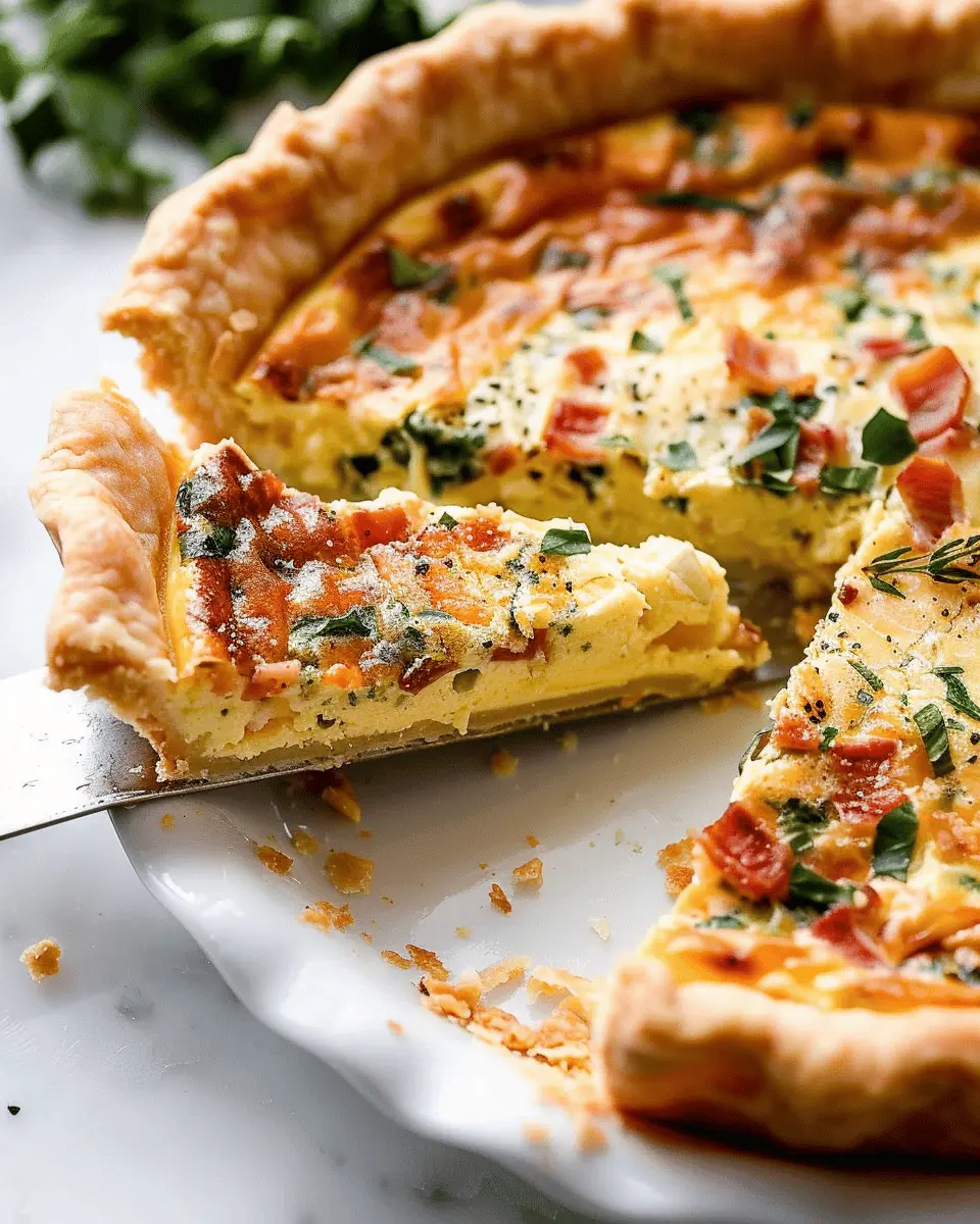How to Make the Perfect Quiche with Turkey Bacon and Chicken Ham