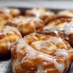 Easy Baked Apple Fritters with Cinnamon and Vanilla Glaze