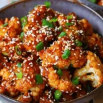 Sticky Sesame Cauliflower