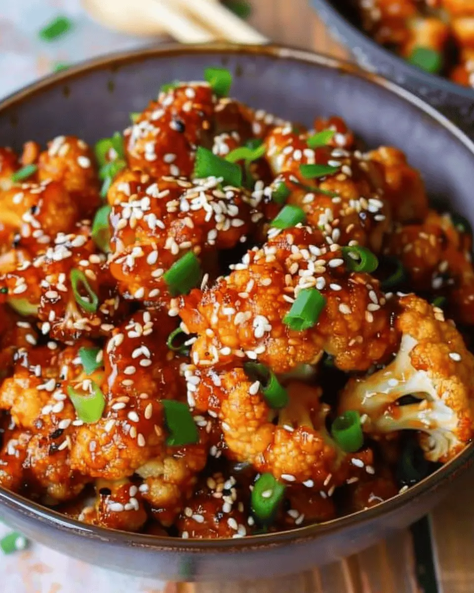 Sticky Sesame Cauliflower: The Best Homemade Vegan Delight