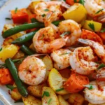 Air Fryer Shrimp and Vegetables