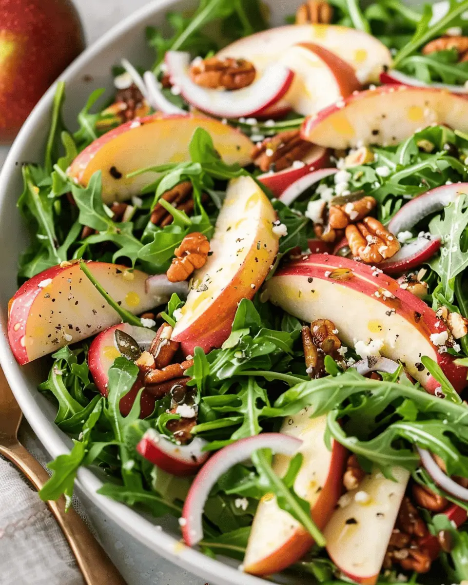 Apple Arugula Salad: A Fresh, Easy Twist with Turkey Bacon