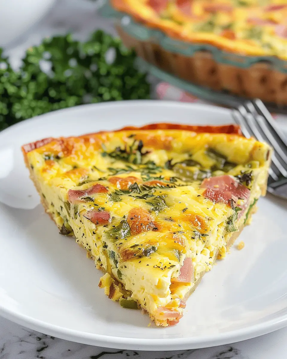 Easy Crustless Quiche: Delightfully Healthy Keto Recipe with Turkey Bacon
