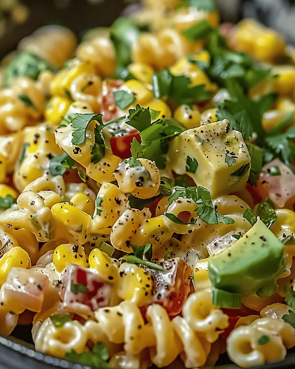 Mexican Street Corn Pasta Salad: A Delicious Must-Try Dish