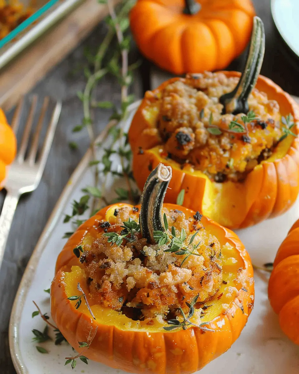 Stuffed Mini Pumpkins: Easy and Delicious Turkey Bacon Delight