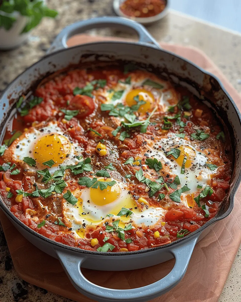 Shakshuka: The Easy, Flavorful Twist with Turkey Bacon and Chicken Ham