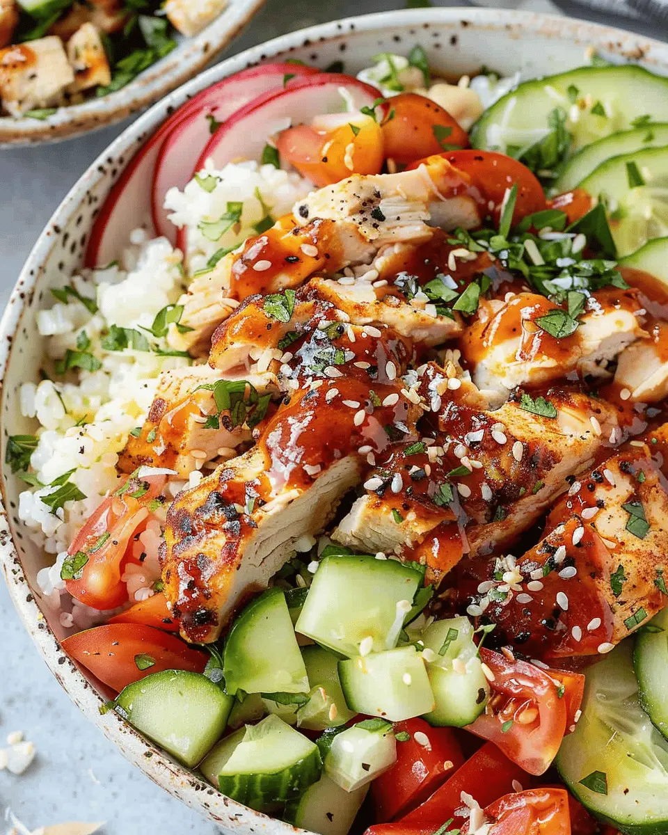 CAVA Honey Harissa Chicken Bowls