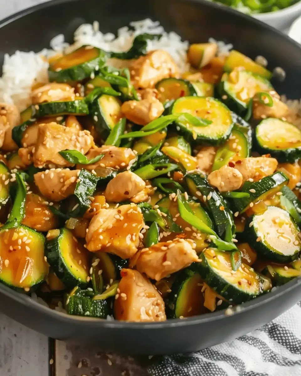 Easy Chicken and Zucchini Stir Fry Recipe for a Quick Delight