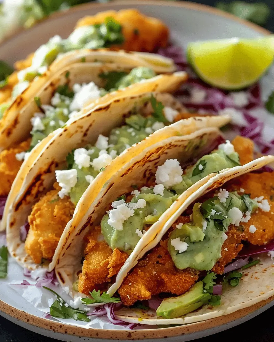 Crispy Baja Fish Tacos with Avocado Crema: Easy 30-Minute Delight