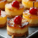 Mini Pineapple Upside Down Cheesecakes
