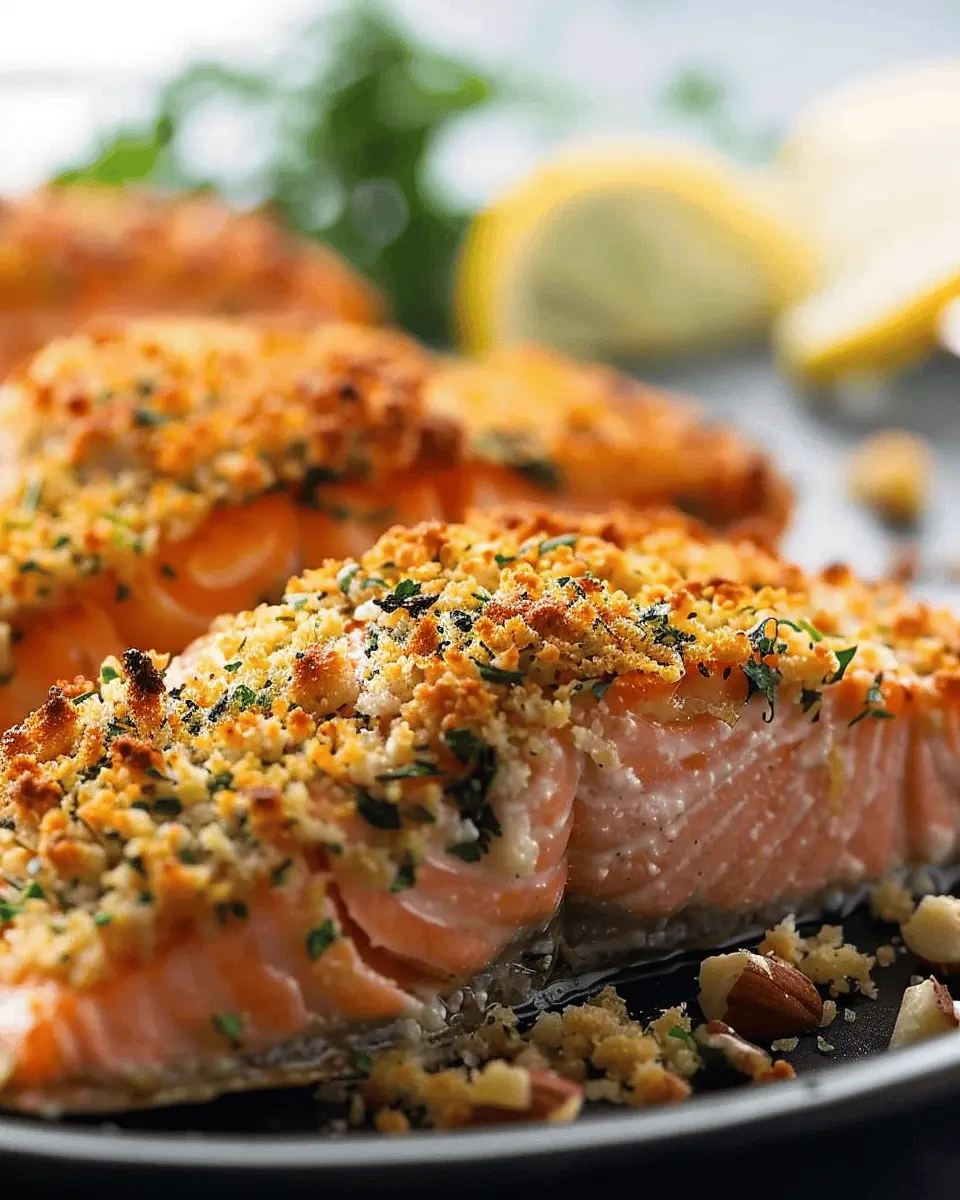 Panko-Crusted Baked Salmon