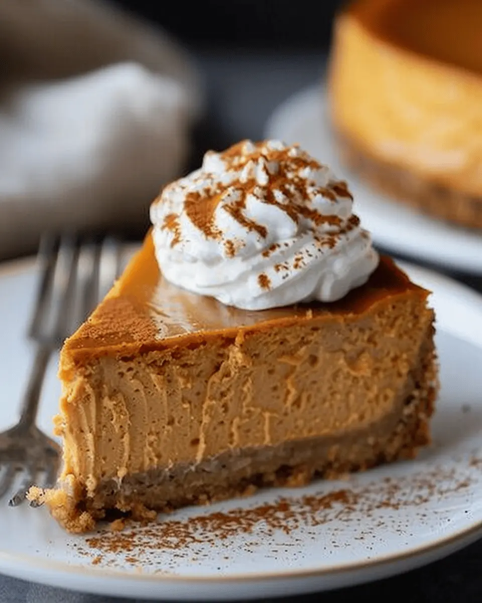 Pumpkin Cheesecake Delight: A Creamy Autumn Indulgence