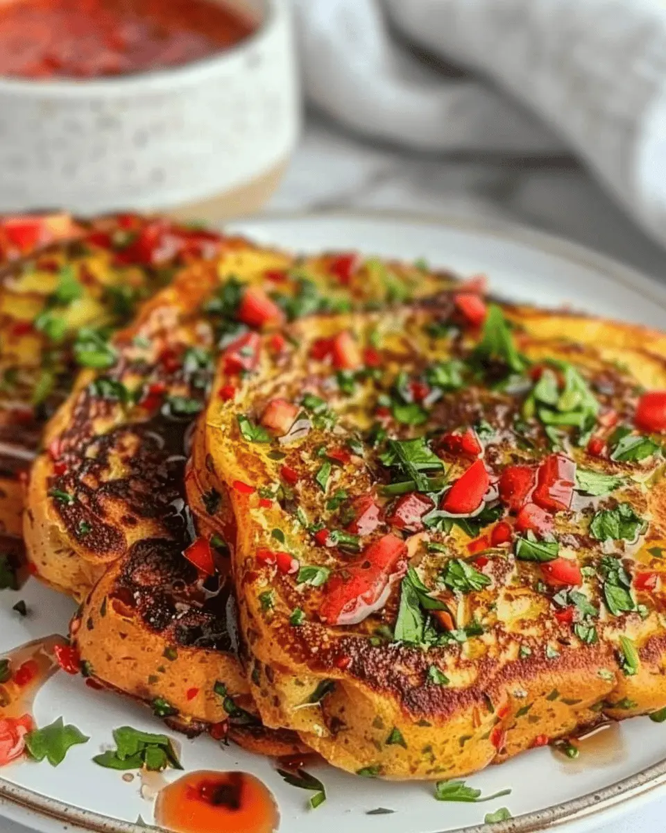 Vegan French Toast: Easy Savory Masala Toast with Turkey Bacon