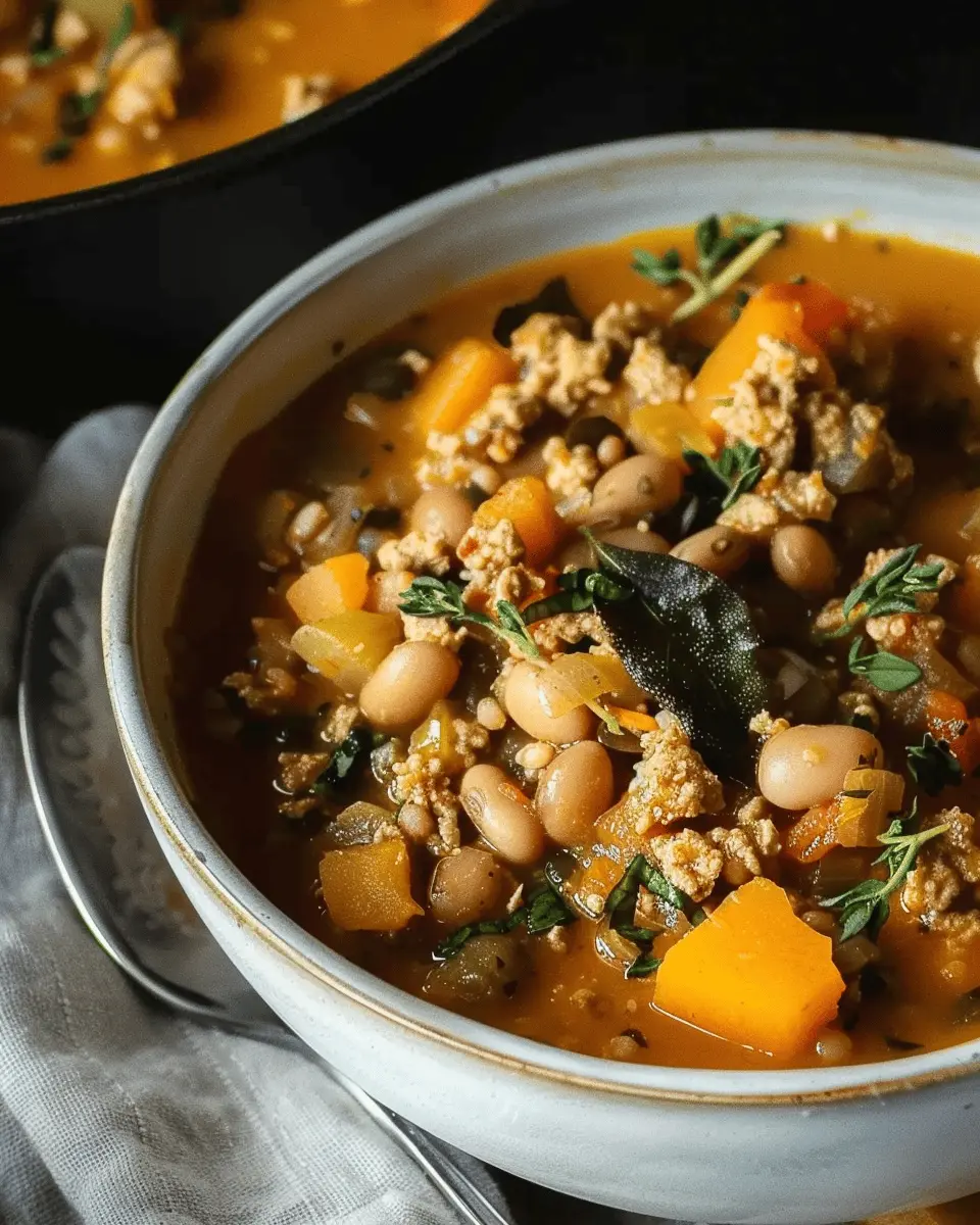 Turkey Pumpkin White Bean Chili: A Cozy, Healthy Delight