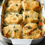 Biscuit & Vegetable Pot Pie (Casserole)