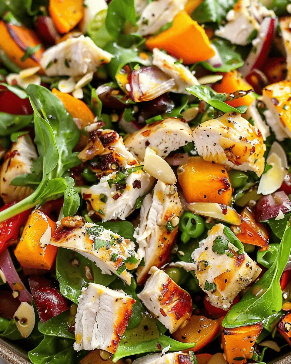Chopped Fall Harvest Salad with Chicken: A Fresh and Cozy Delight