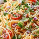 Quick Spaghetti Salad With Italian Dressing