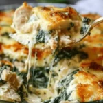 Chicken and Spinach Casserole with Cream Cheese