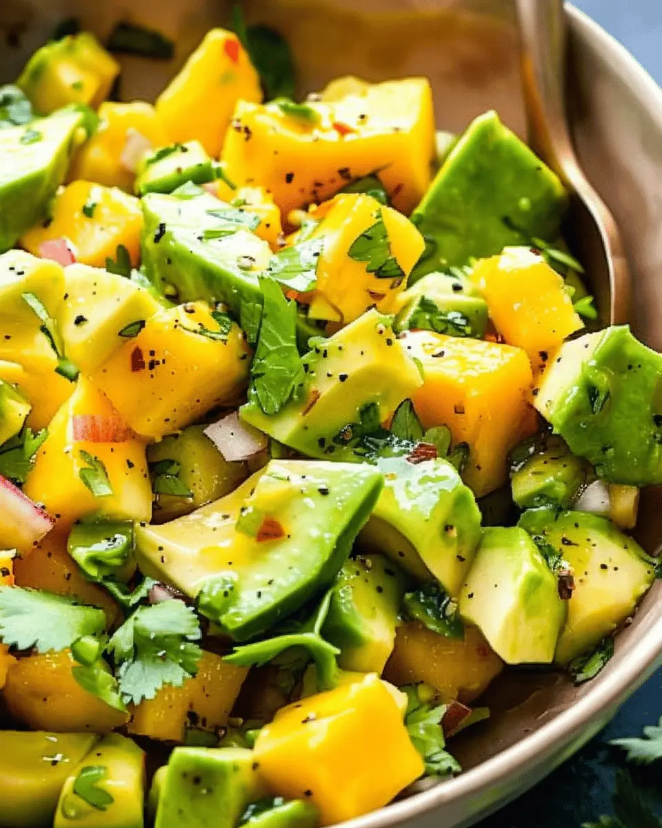 Mango Avocado Salad: A Refreshing Twist for Your Next Meal