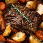 Savory Classic Pot Roast With Tender Beef