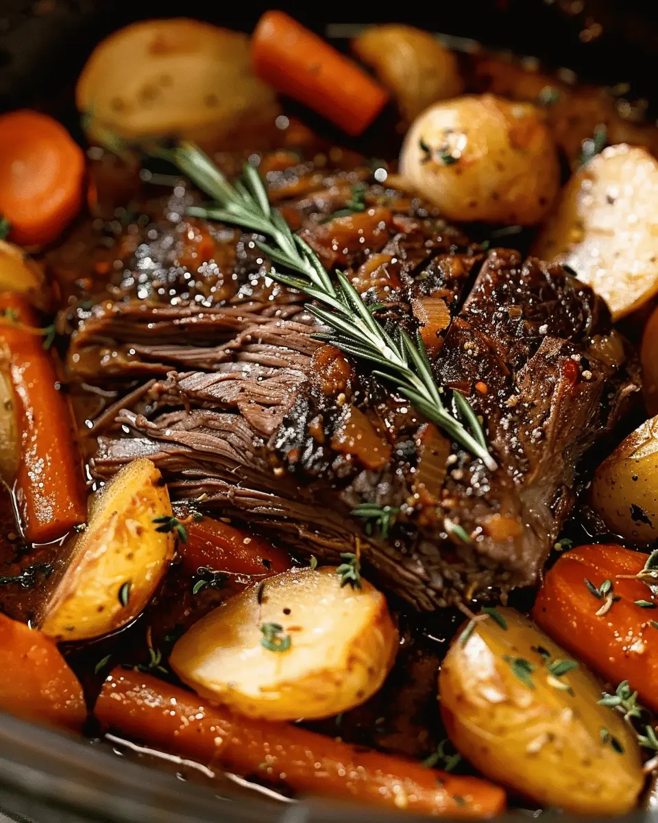 Savory Classic Pot Roast With Tender Beef