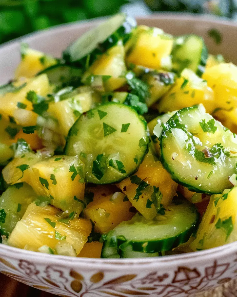 Pineapple Cucumber Salad: A Refreshing Twist for Summer Picnics