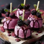 Forbidden Forest Blackberry Cheesecake Pops