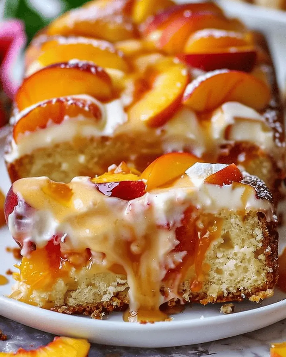 Irresistible Summer Peach Cake: Delightfully Juicy and Easy to Make