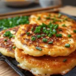 Korean Potato Cheese Pancakes