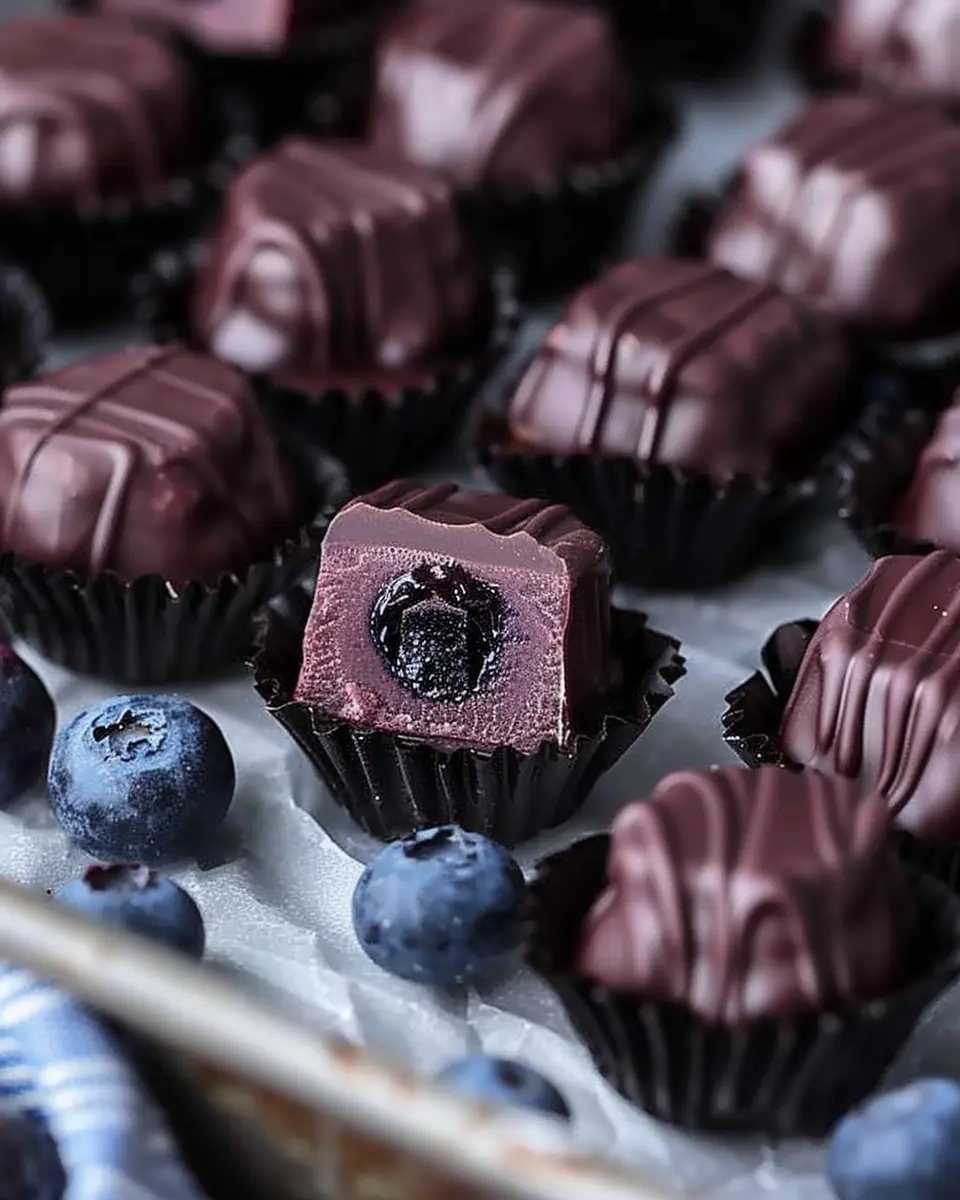 Blueberry Buttercream Chocolates: The Best Homemade Treats