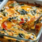 Cheesy Protein Egg Bake