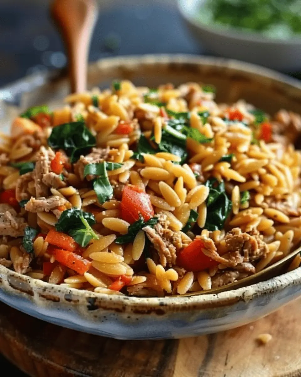 Ground Turkey Orzo: A Healthy and Easy Family Dinner Recipe