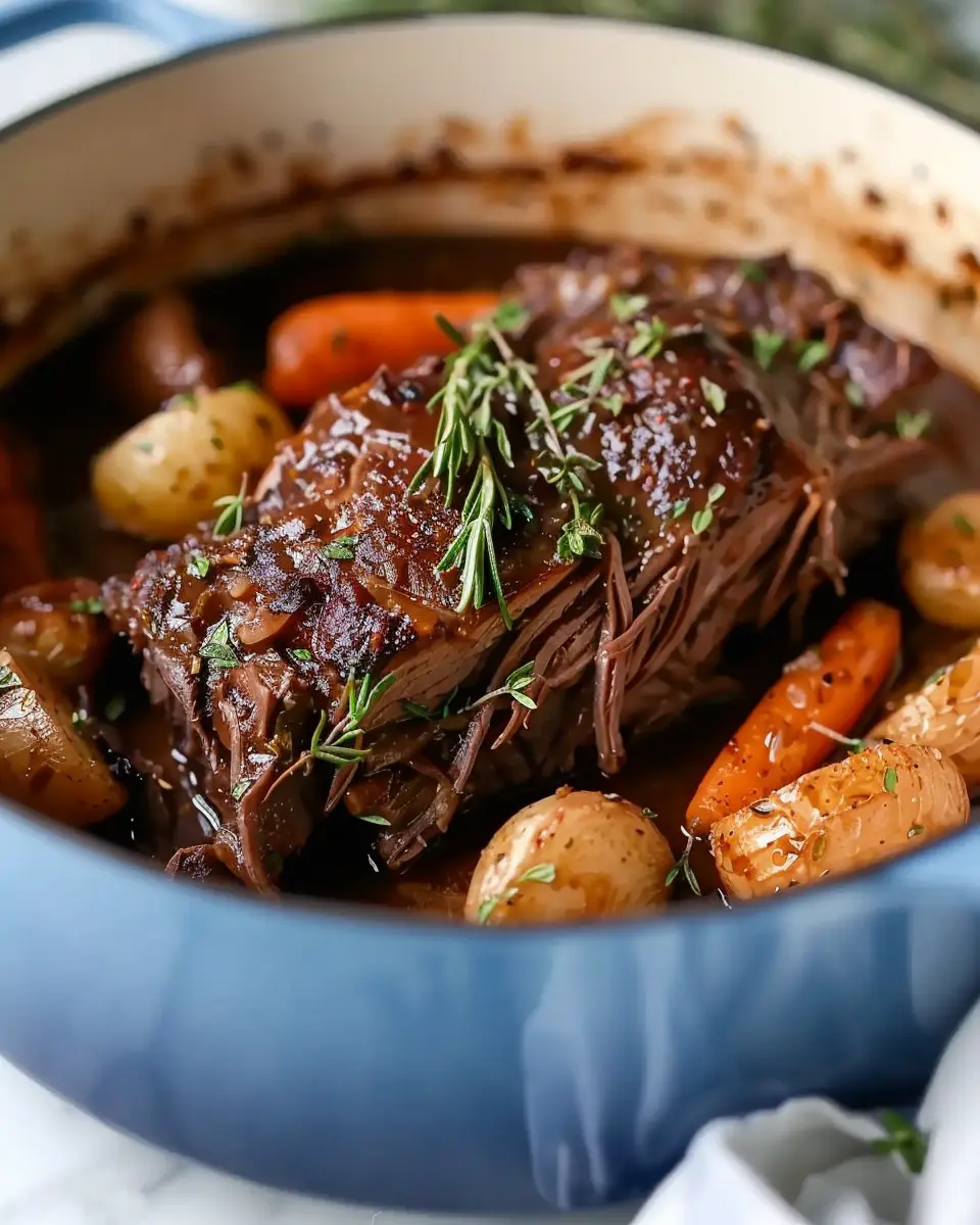 Juicy Dutch Oven Pot Roast