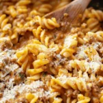 One-Pot Creamy Ground Beef Pasta
