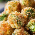 Crispy Broccoli Cheese Bites