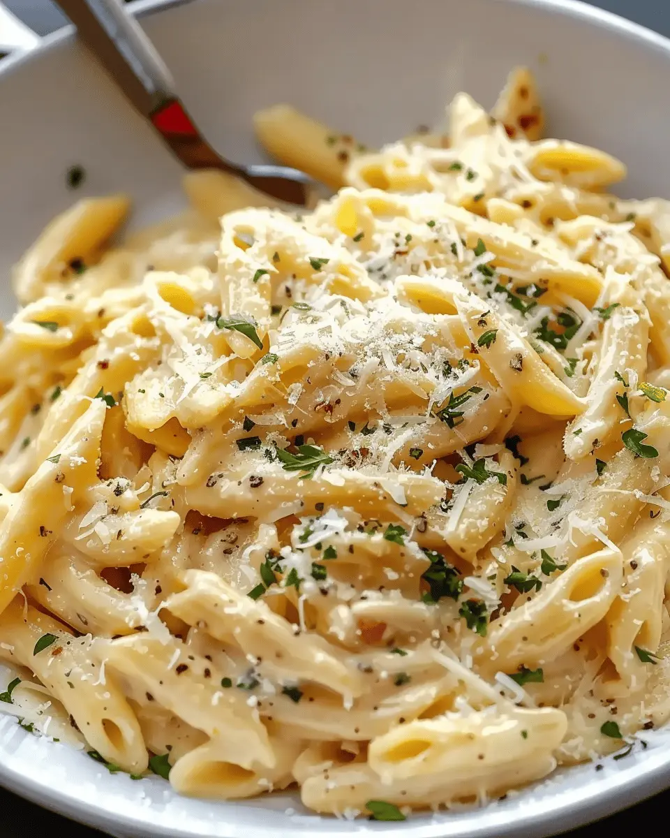 One Pot Creamy Garlic Pasta: Easy 20-Minute Dinner Delight