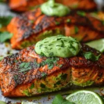 Create Flavorful Memories With Baked Cajun Salmon And Avocado Lime Sauce