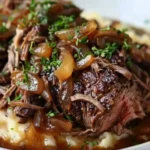 Crock Pot French Onion Pot Roast Recipe for Easy Cozy Dinners