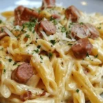 Creamy Smoked Sausage Pasta – A Rich & Flavorful Comfort Dish