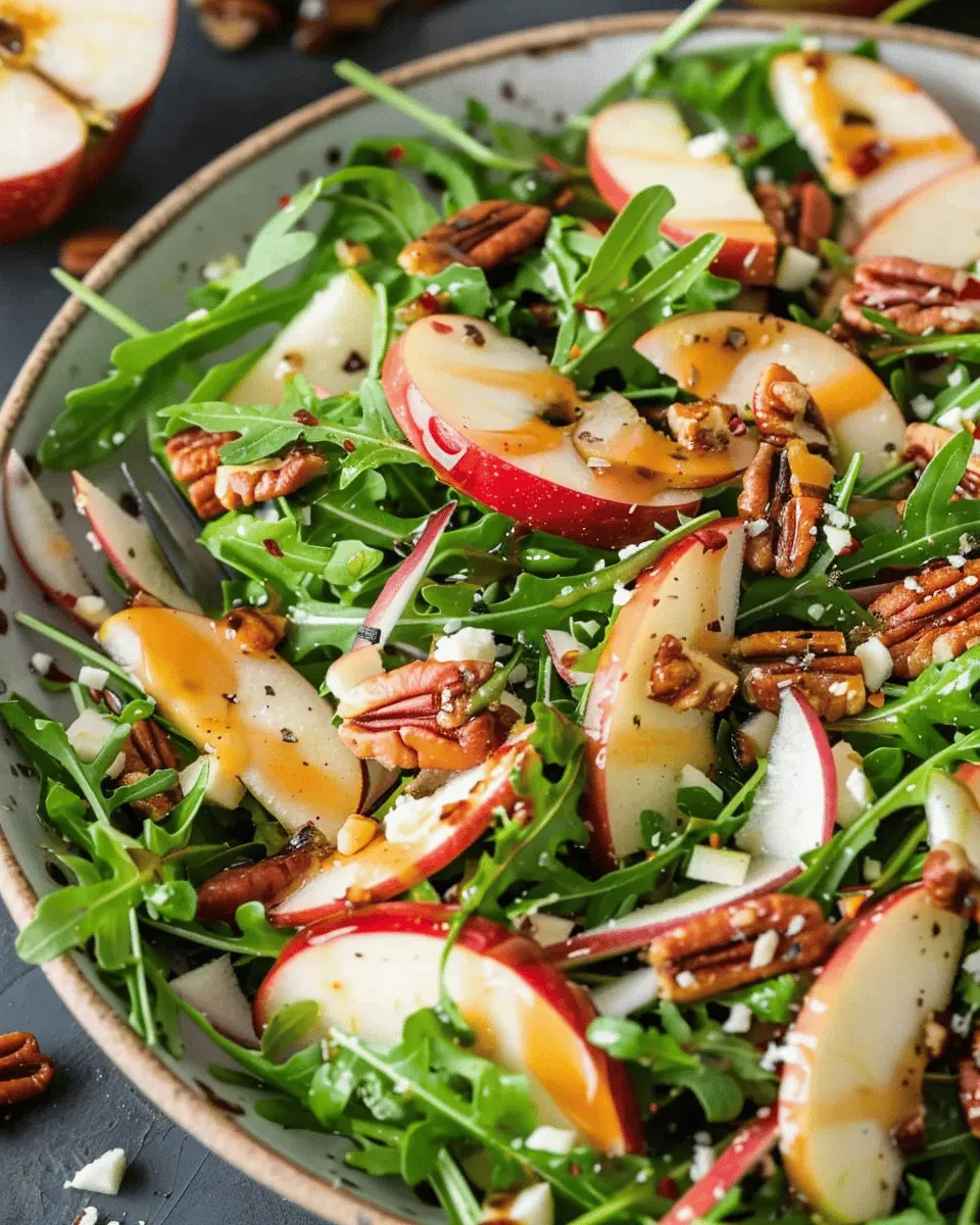 Apple Arugula Salad with Turkey Bacon: A Fresh, Flavorful Twist