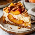 Peach Cobbler Cheesecake
