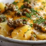 Crockpot Hamburger Potato Casserole Recipe