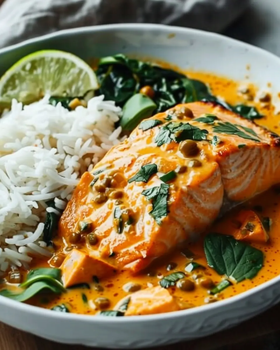 Easy 30 Minute Coconut Salmon Curry: A Quick and Delicious Delight