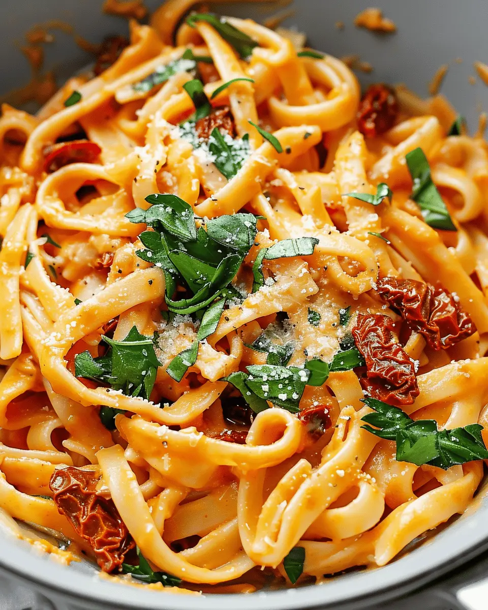 Vegan Creamy Sun Dried Tomato Pasta Recipe: Easy and Indulgent Delight