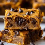 Pumpkin Bars with Chocolate Chips